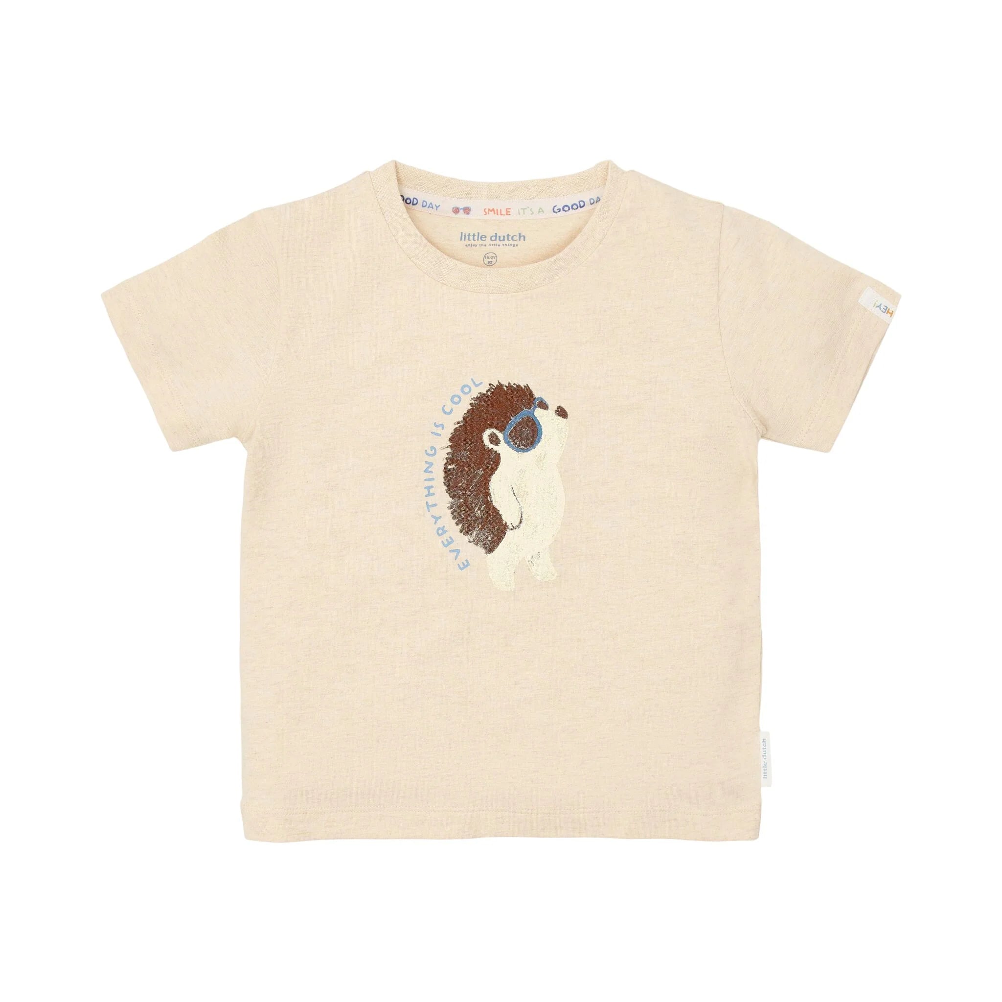 Shirt korte mouw - Zand - Egel