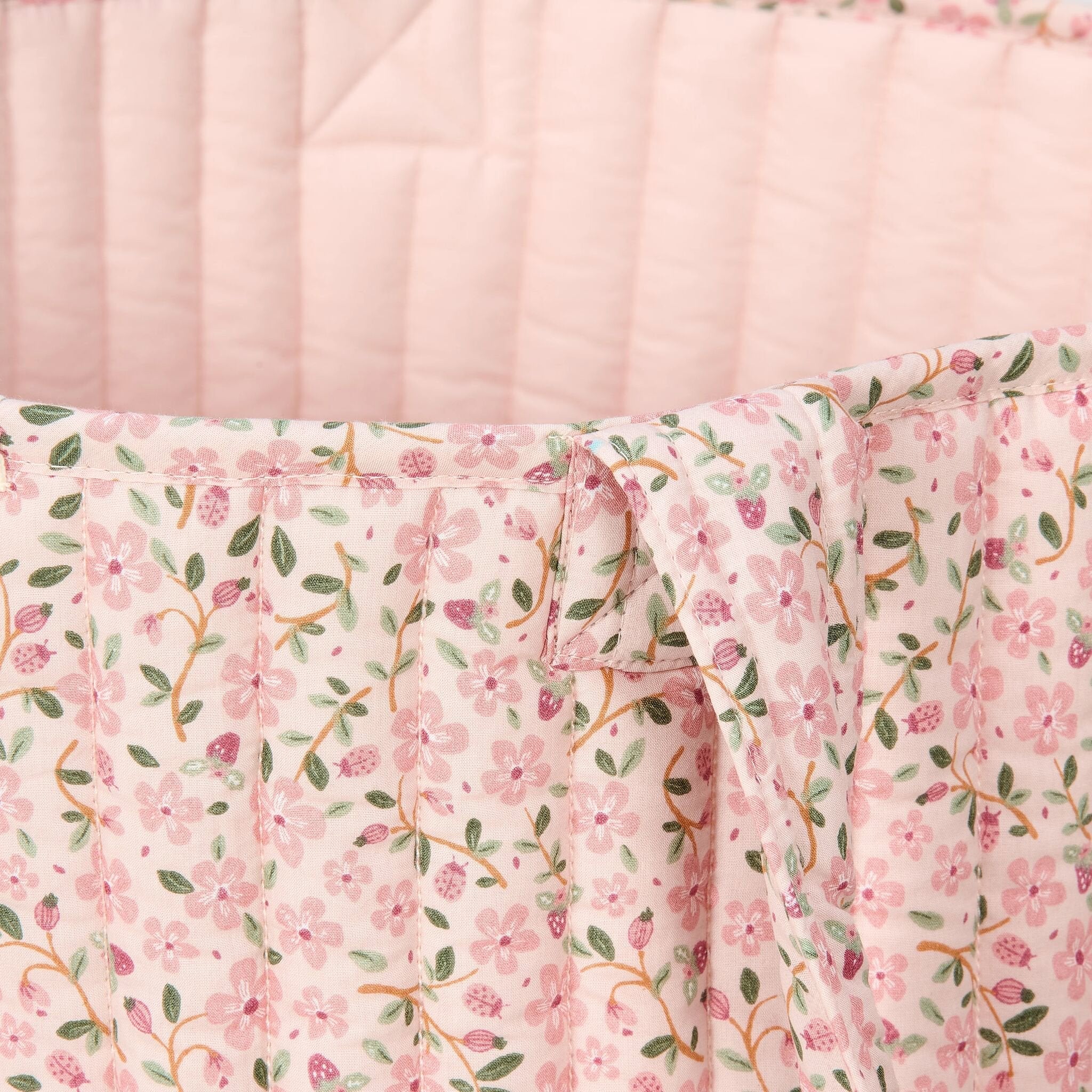 Opbergmand XL - Roze - Fairy Floral