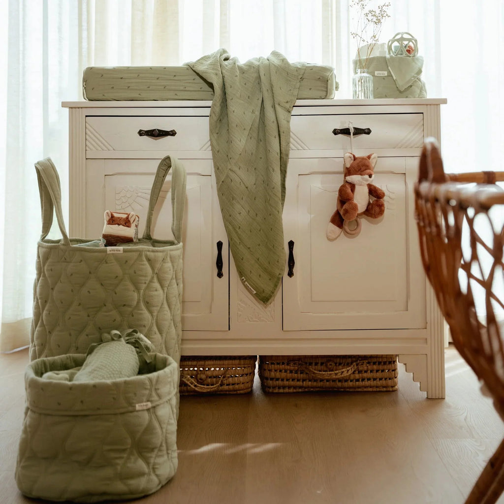 Opbergmand groot - Groen - Essentials