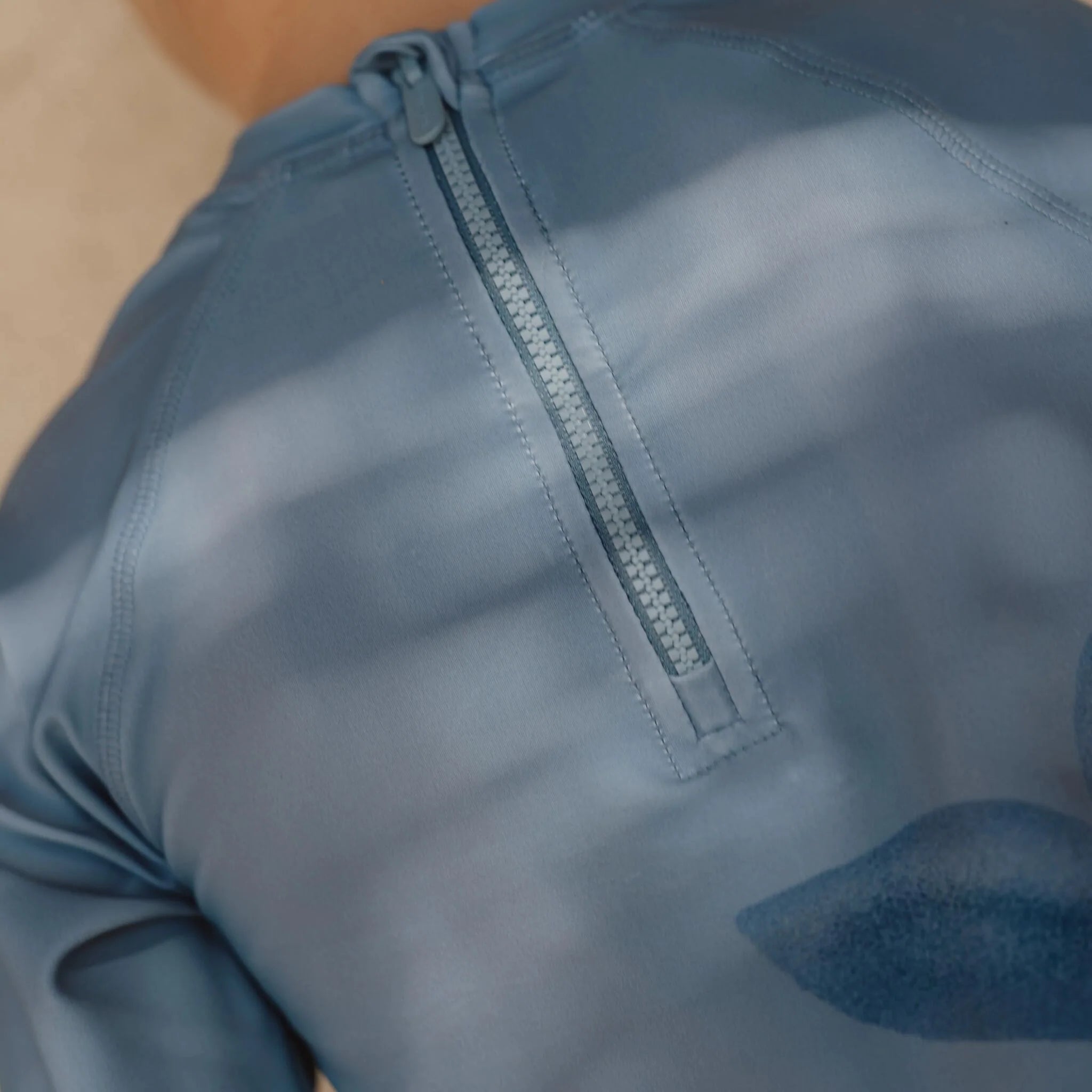 Zwemshirt lange mouw - UPF 40 - Blauw