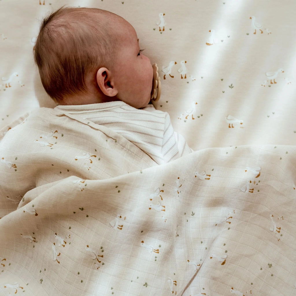 Swaddle - Beige - 120 cm - Newborn Naturals - Little Goose