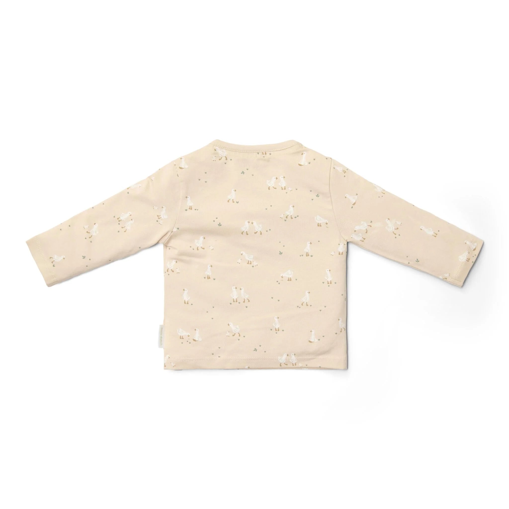 Shirt lange mouw - Beige - Newborn Naturals - Little Goose