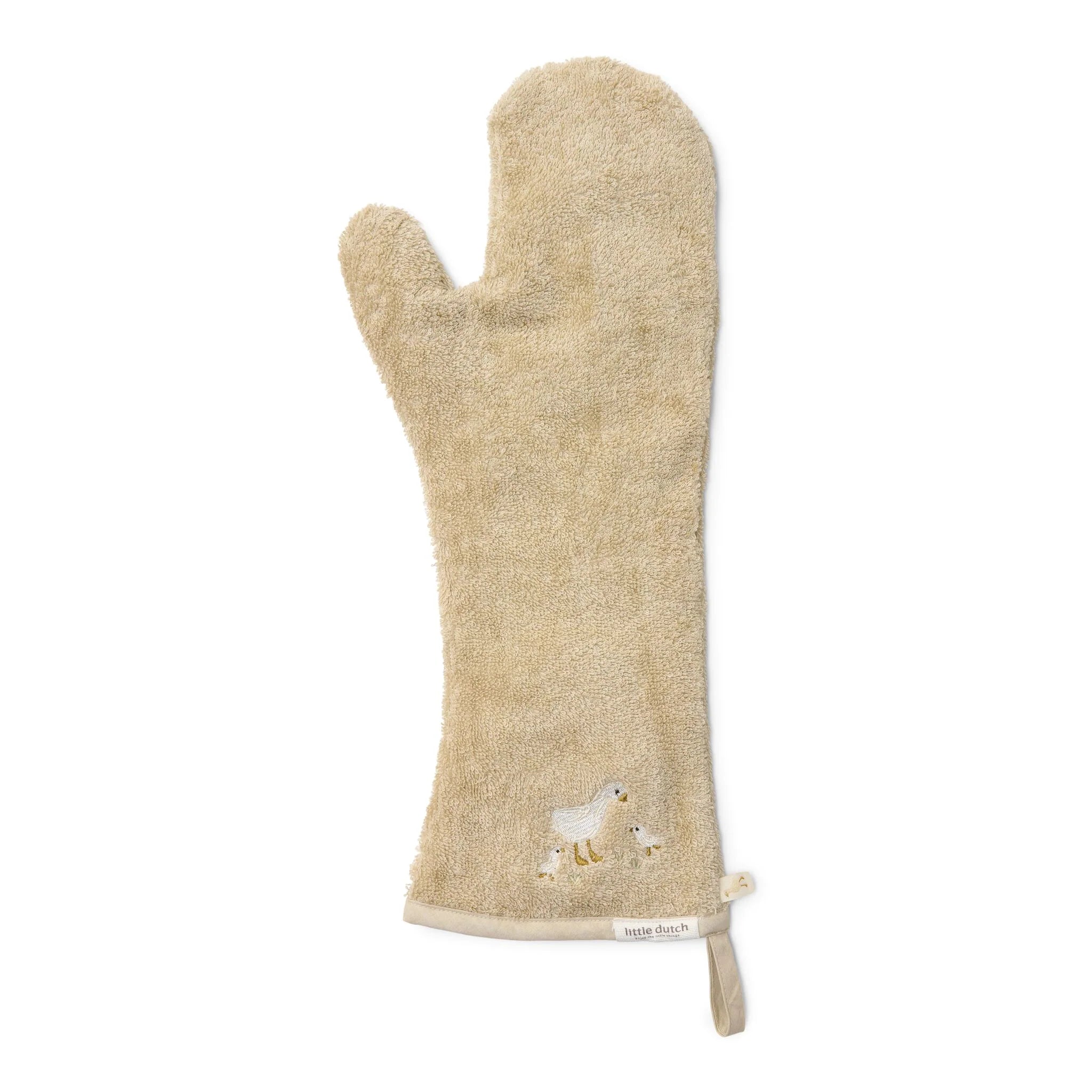 Lange washand - Beige - Newborn Naturals - Little Goose
