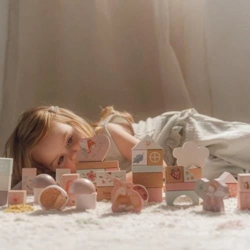 Bouwblokken - Roze - Fairy Garden
