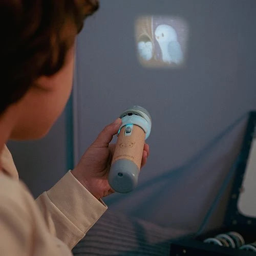 Verhalen projector zaklamp blauw