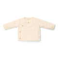 Shirt overslag lange mouw - Beige - Newborn Naturals