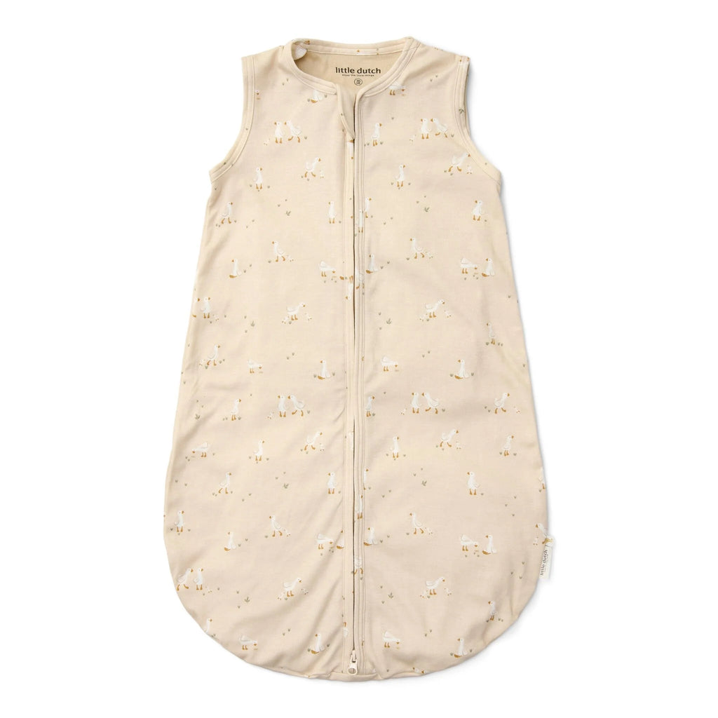 Slaapzak zomer – Beige – Maat 70 cm – Newborn Naturals – Little Goose