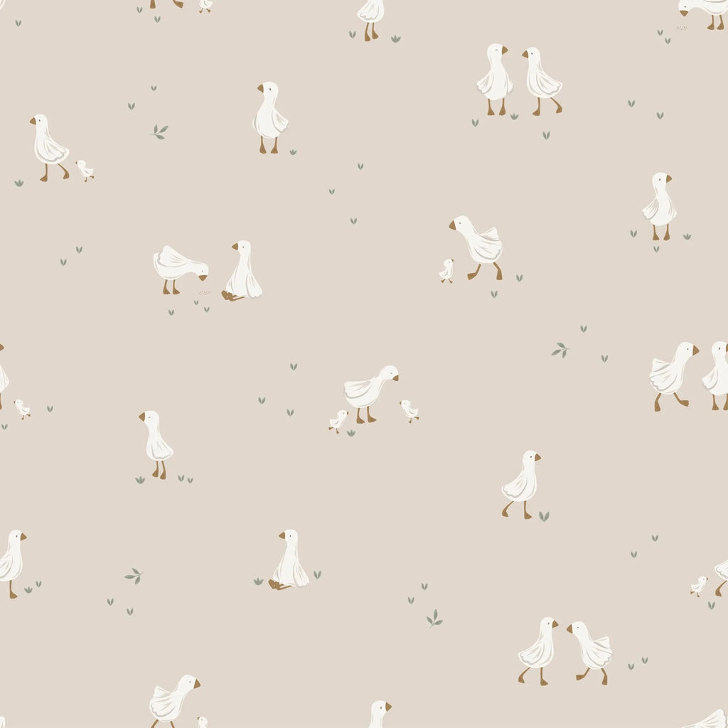 Vliesbehang – Beige – Little Goose