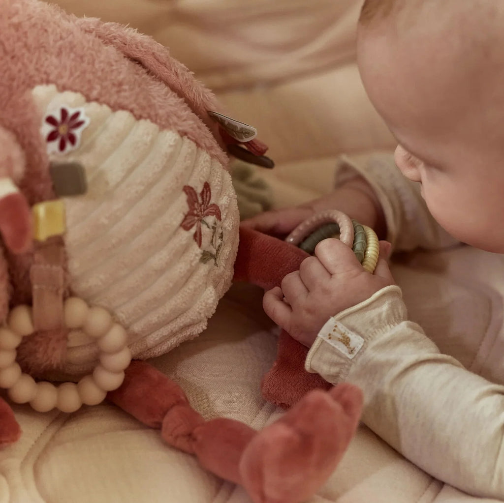 Activiteitenknuffel Flamingo - Roze