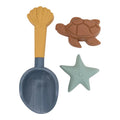 Strandset Schepje en Zandvormen - Blauw - Ocean World