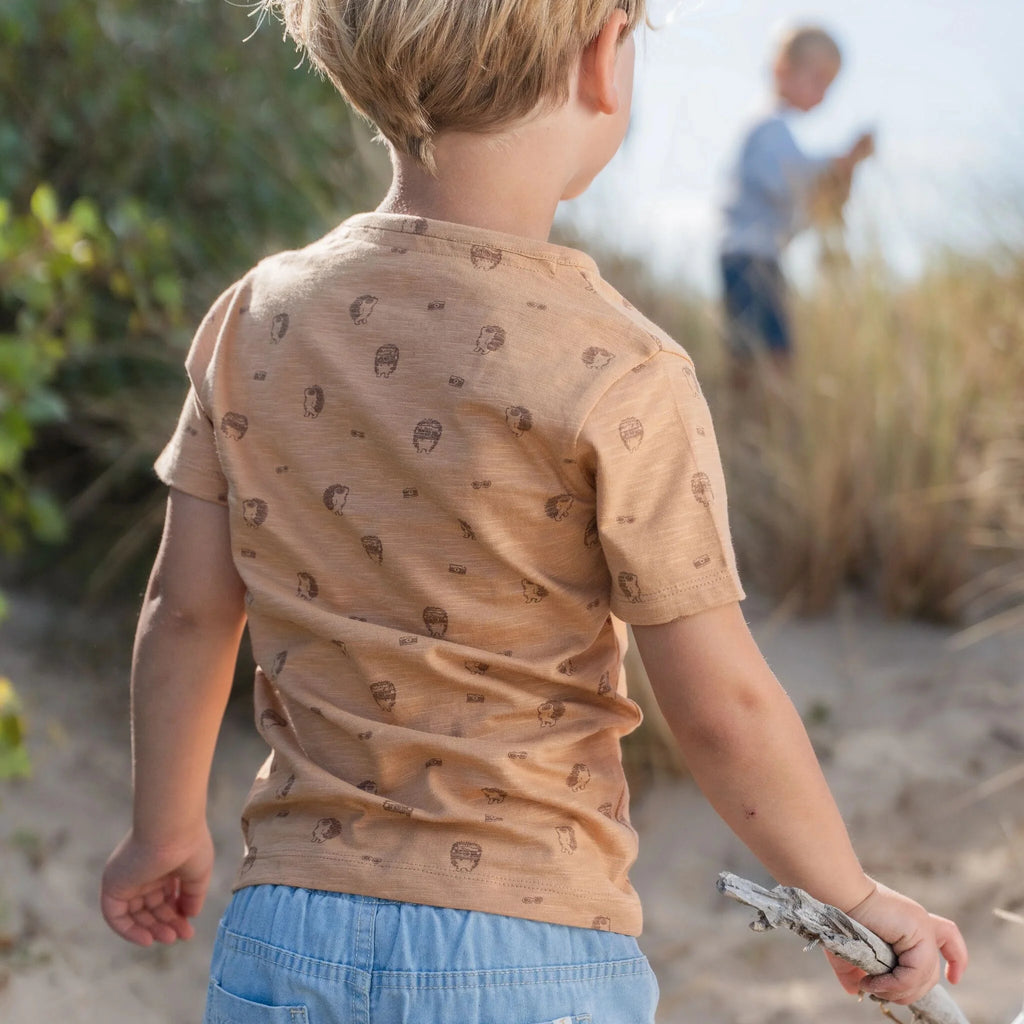 Shirt  korte mouw - Bruin