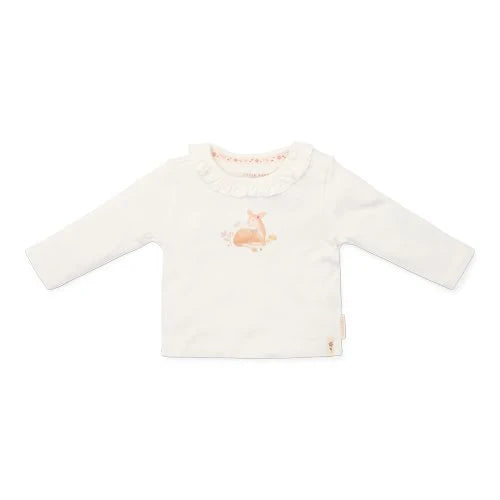 Shirt lange mouw - Ruches - Wit - Fairy Garden