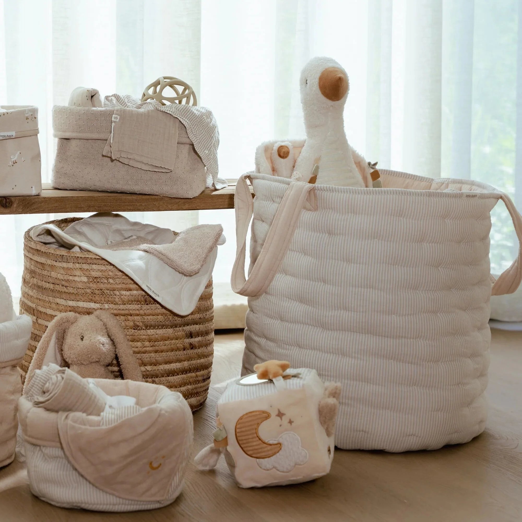Opbergmand groot - Beige - Essentials