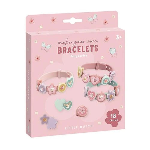 Slide Charm Bracelets - Roze - Fairy Garden