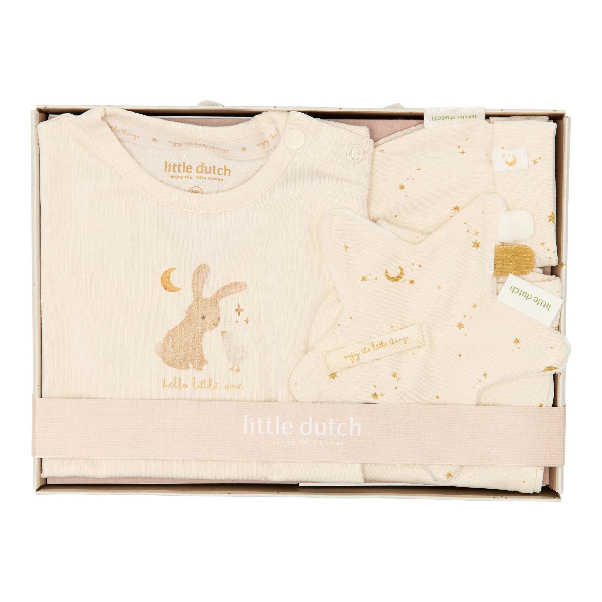 Kraamcadeau kleding set - Beige