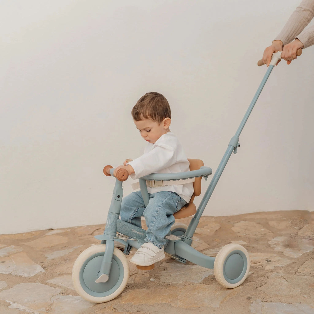 4 in 1 driewieler - Blauw