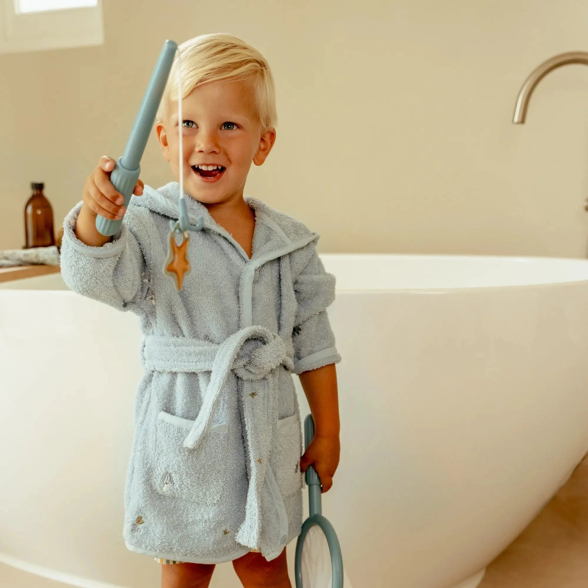 Bad visspel - blauw - Essentials