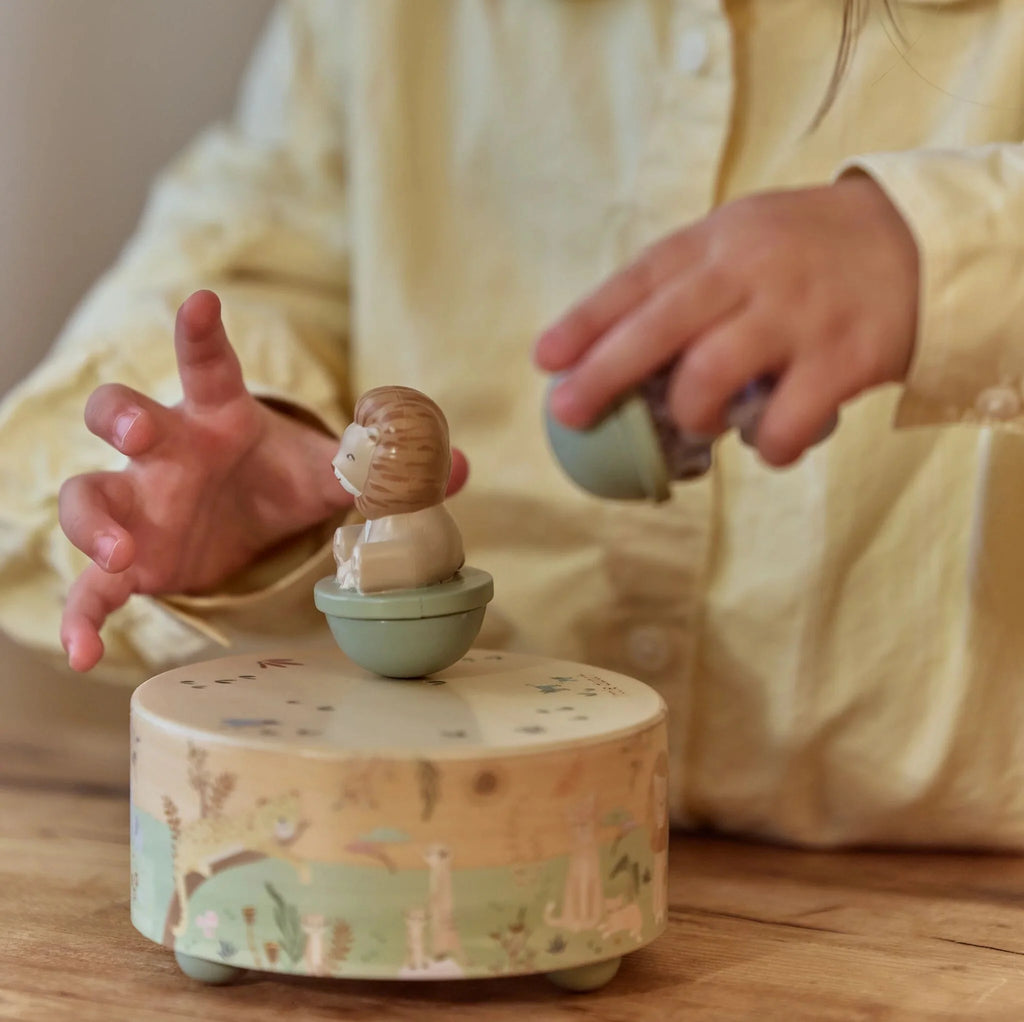 Houten Muziekdoosje - Groen