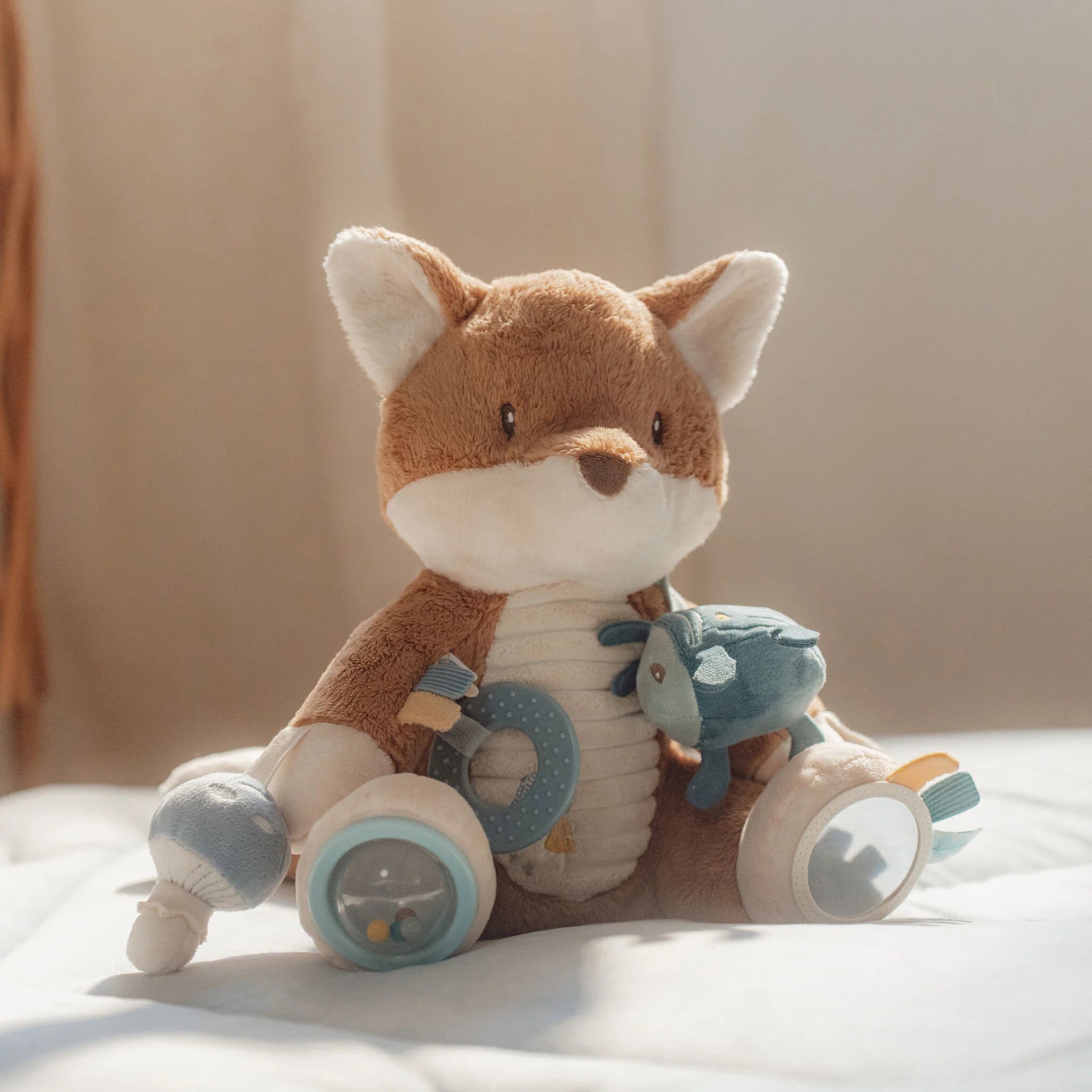 Activiteitenknuffel Vos - Blauw - Forest Friends