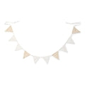 Slinger met vlaggetjes - Beige - Newborn Naturals - Little Goose