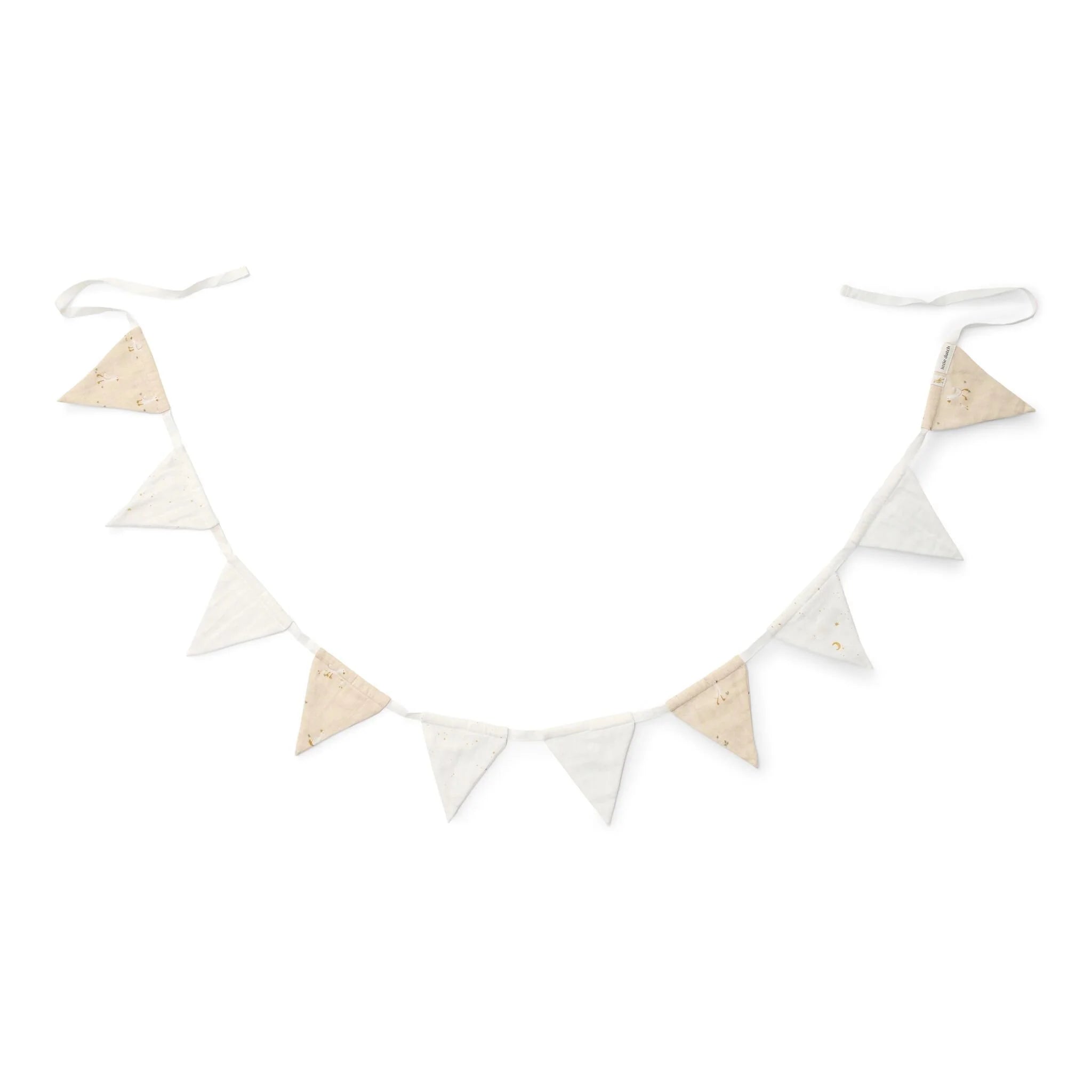 Slinger met vlaggetjes - Beige - Newborn Naturals - Little Goose