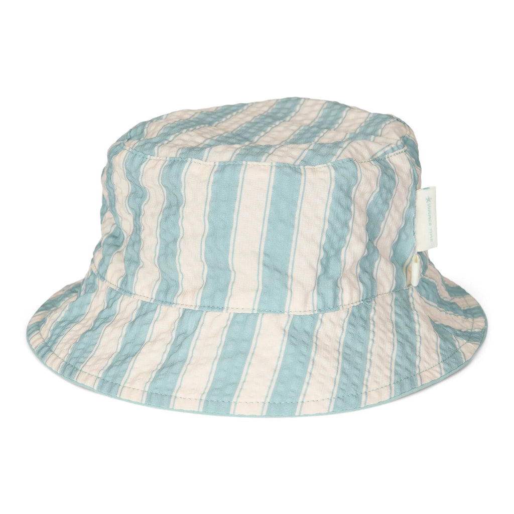 Bucket hat - Groen - Ocean Surf Stripes