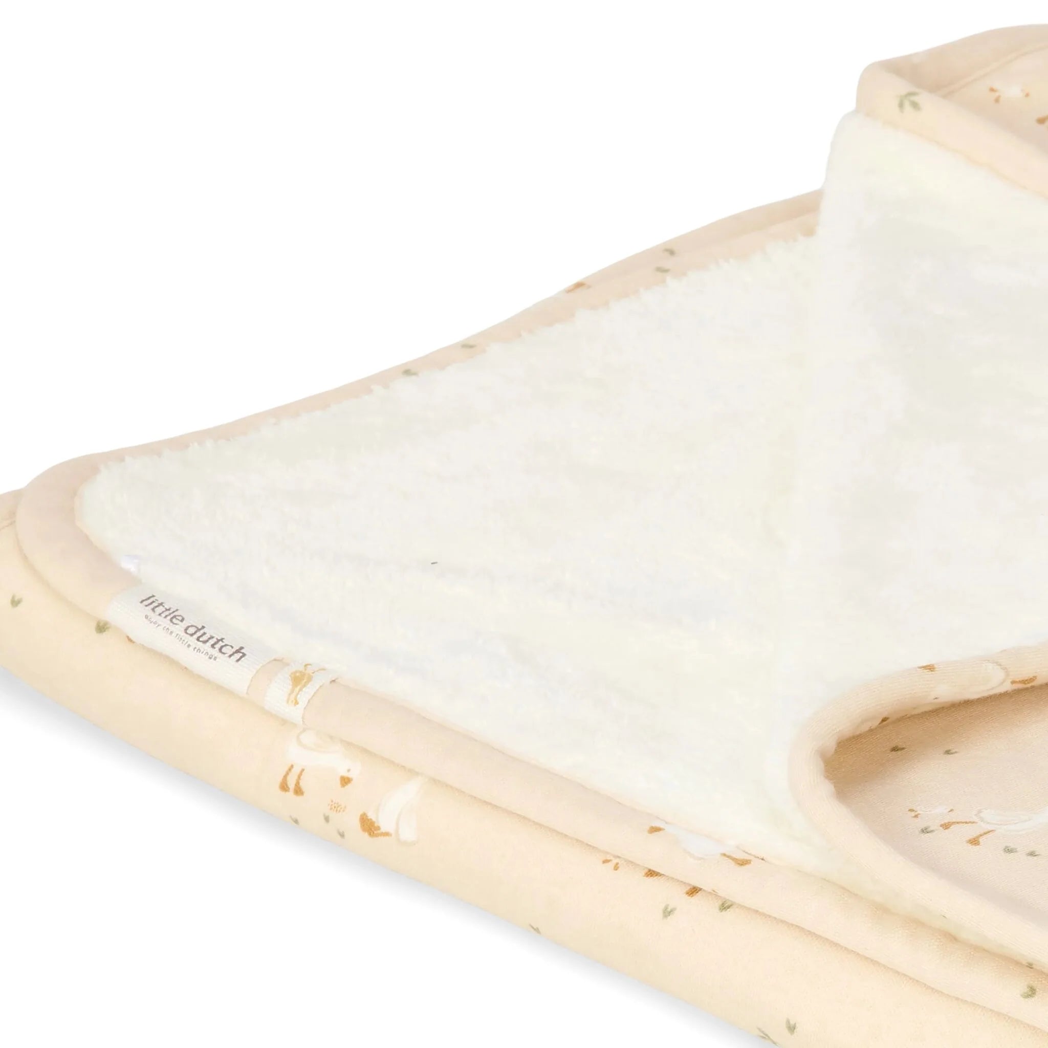 Ledikant deken - Fleece - Beige - Newborn Naturals - Little Goose