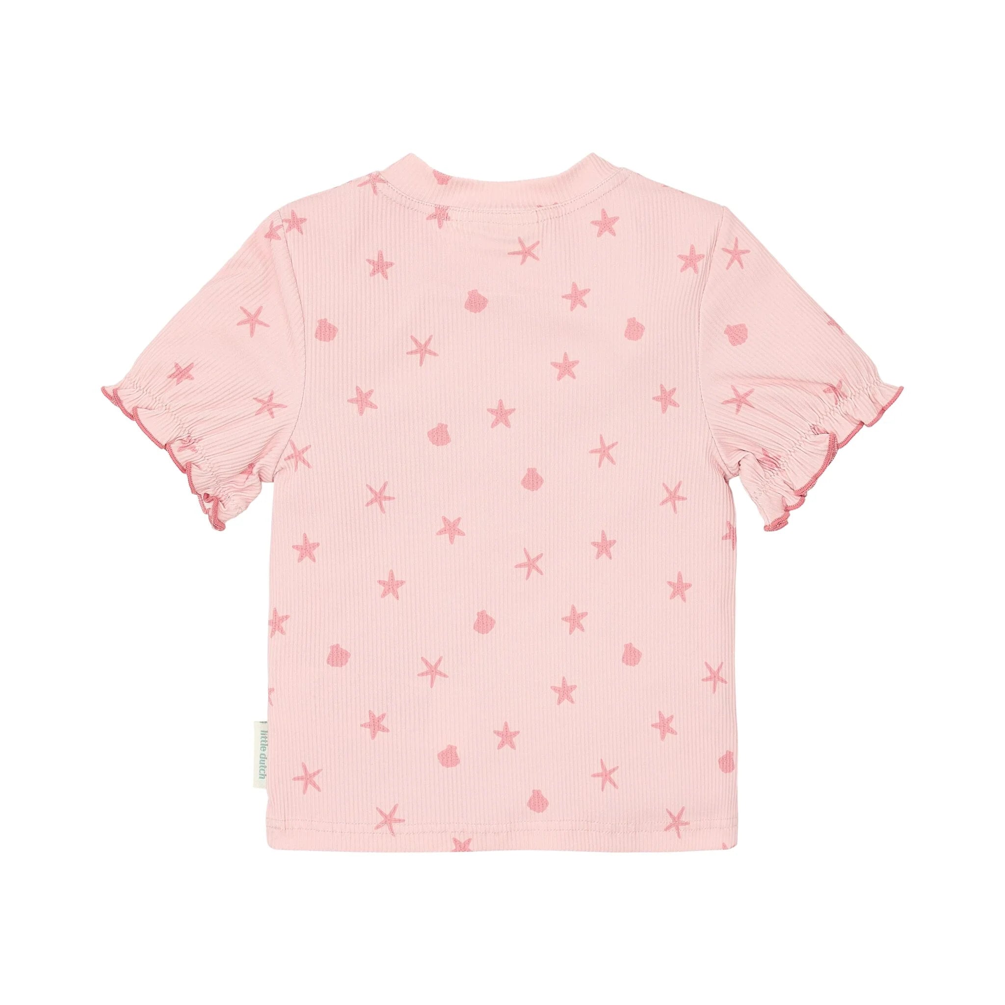 Zwemshirt korte mouw - Roze - Dreamy Seashells