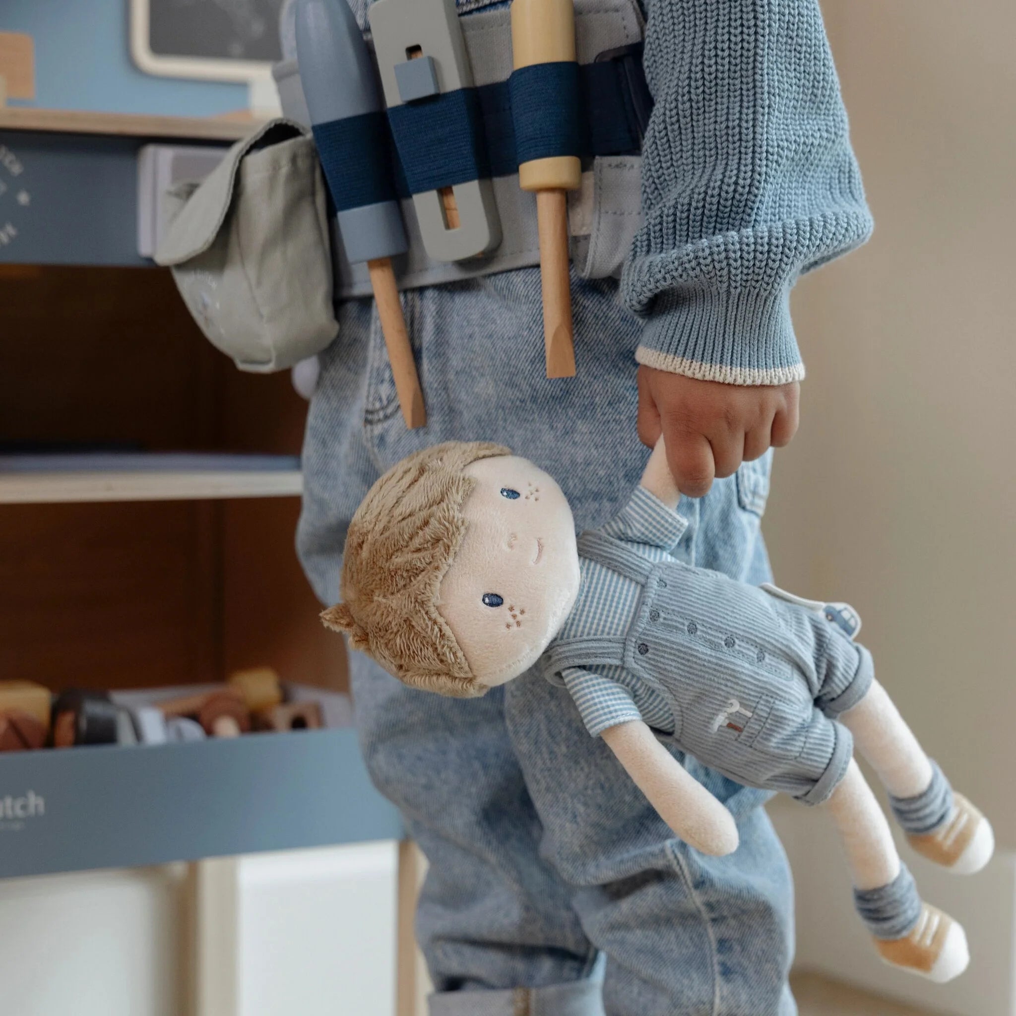 Knuffelpop Jim  - 35 cm