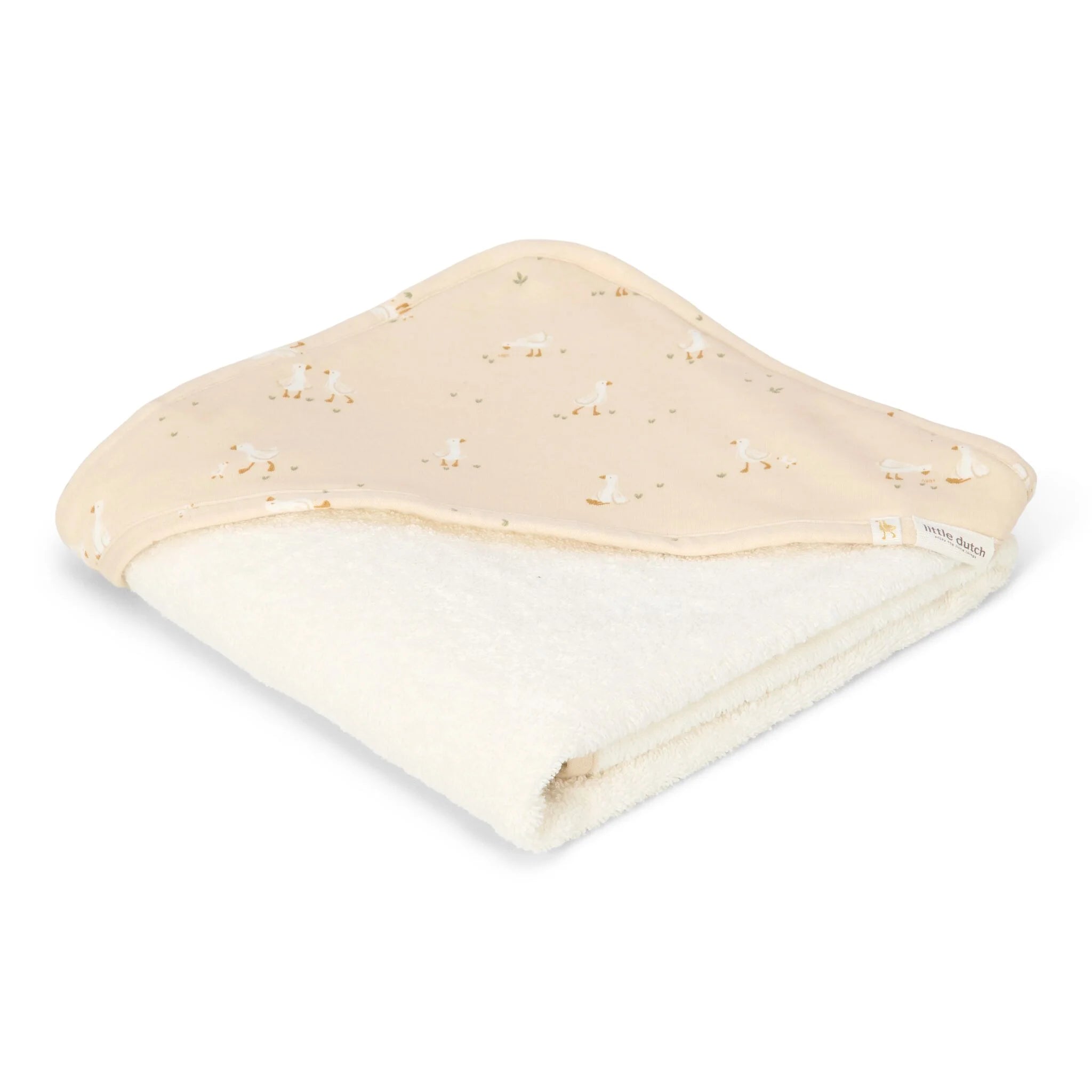 Badcape - Wit - 75 x 75 - Newborn Naturals - Little Goose