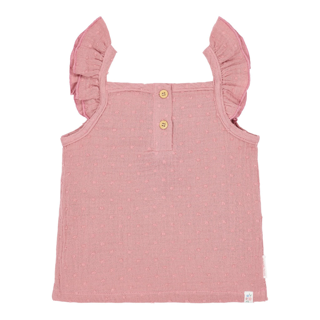 Singlet - Ruches - Roze