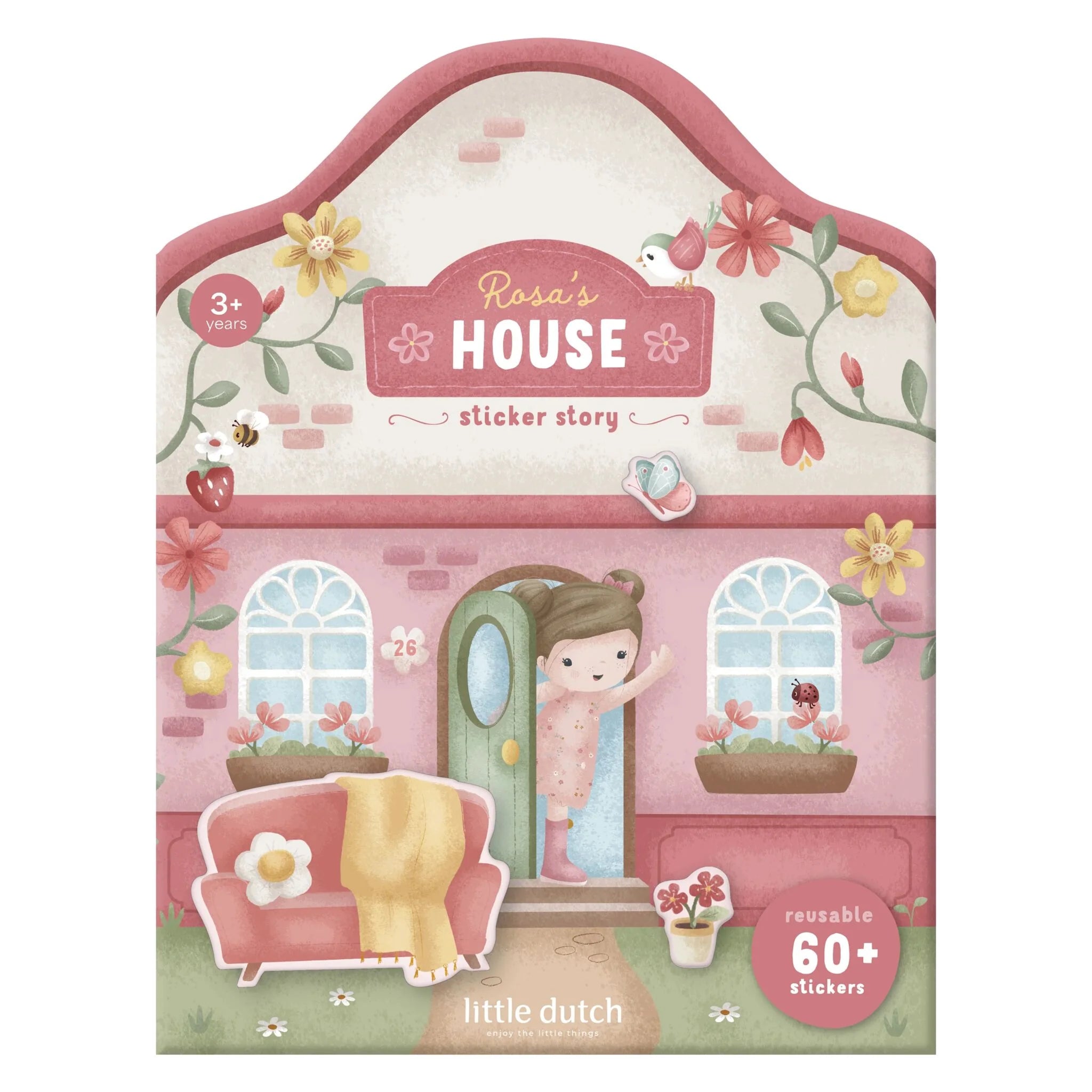 Herbruikbare Stickers - Essentials - Rosa