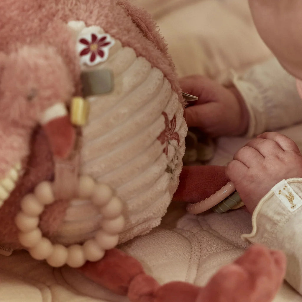 Activiteitenknuffel Flamingo - Roze
