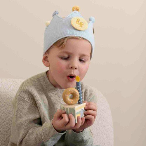 Verjaardagskroon - blauw