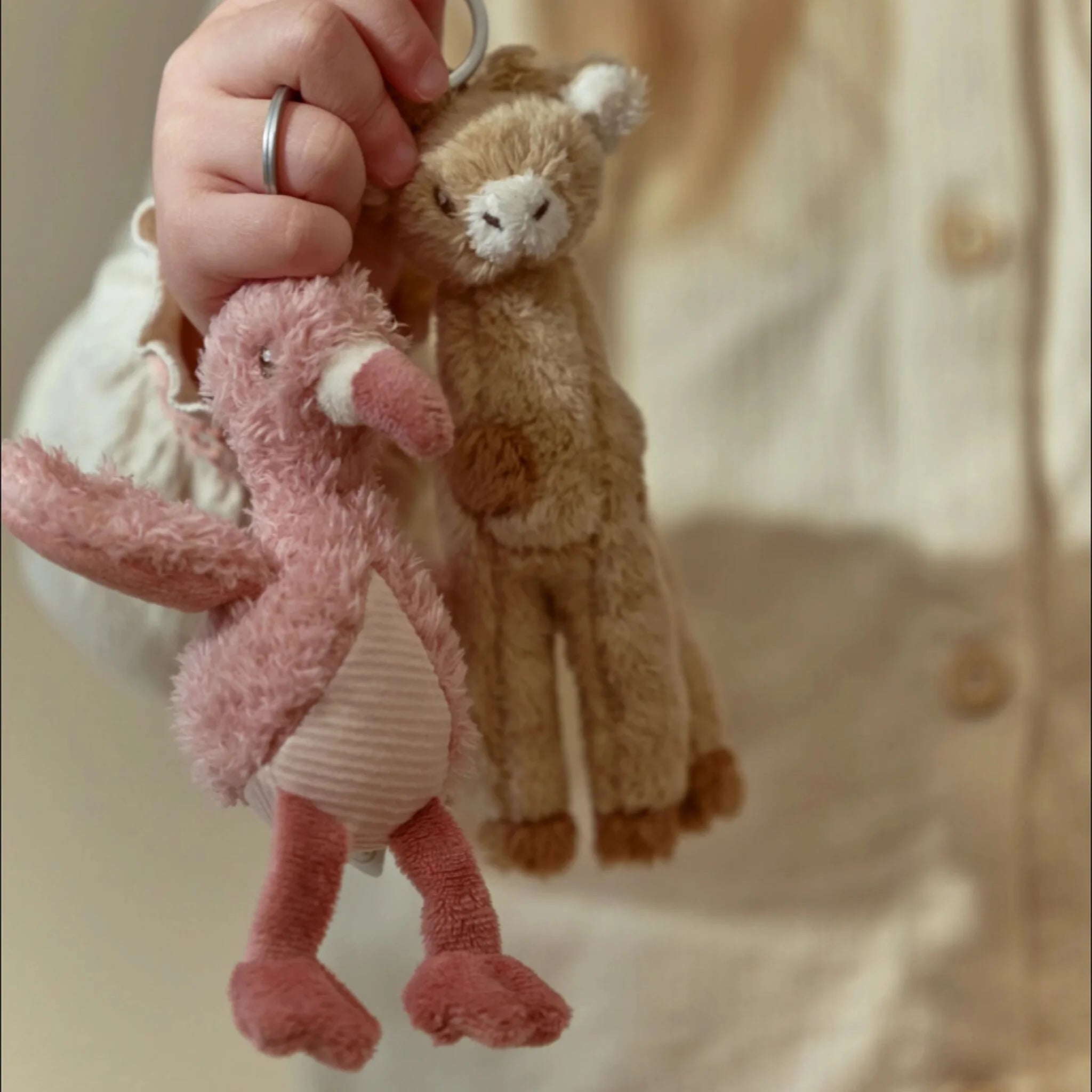 Sleutelhanger Flamingo - Roze
