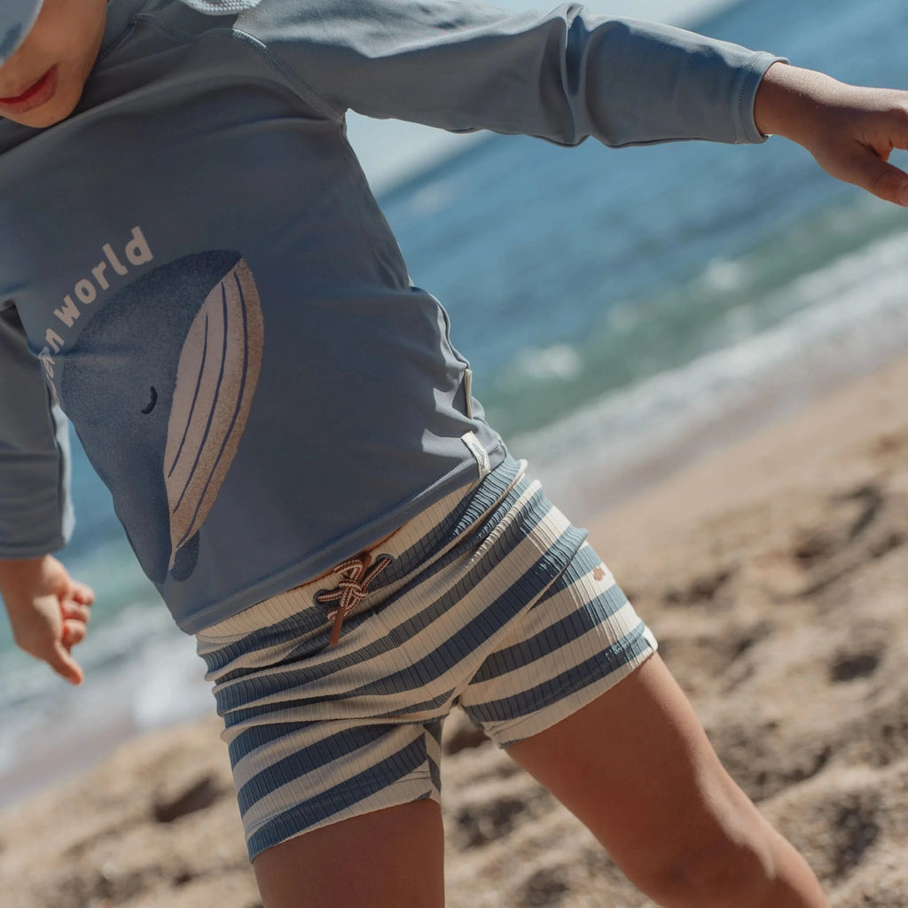 Zwembroek - Blauw - Ocean Blue Stripes