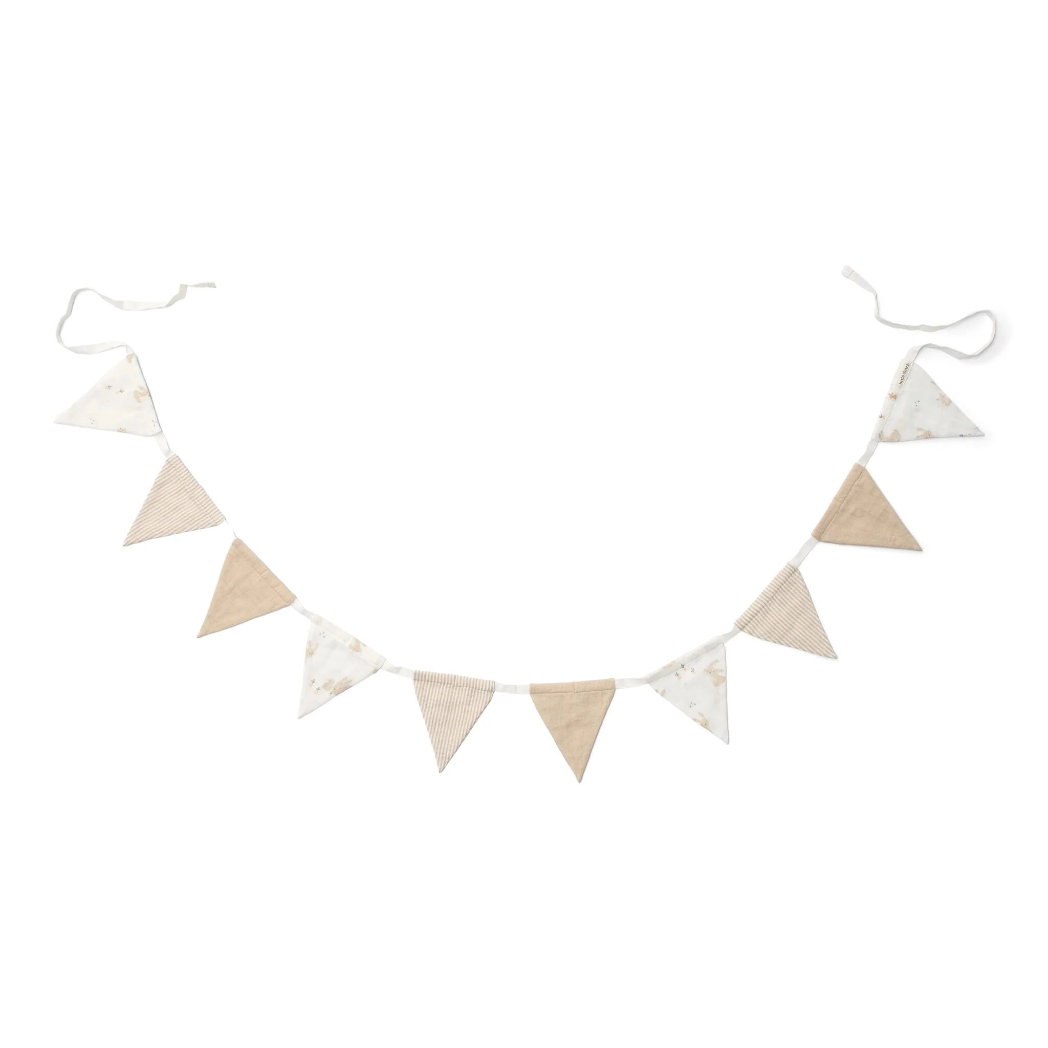 Slinger met vlaggetjes - Wit - Newborn Naturals - Baby Bunny