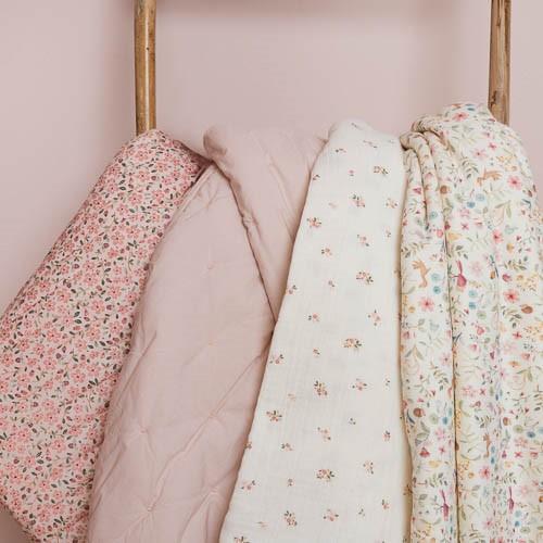 Ledikant deken - Roze - Fairy Garden