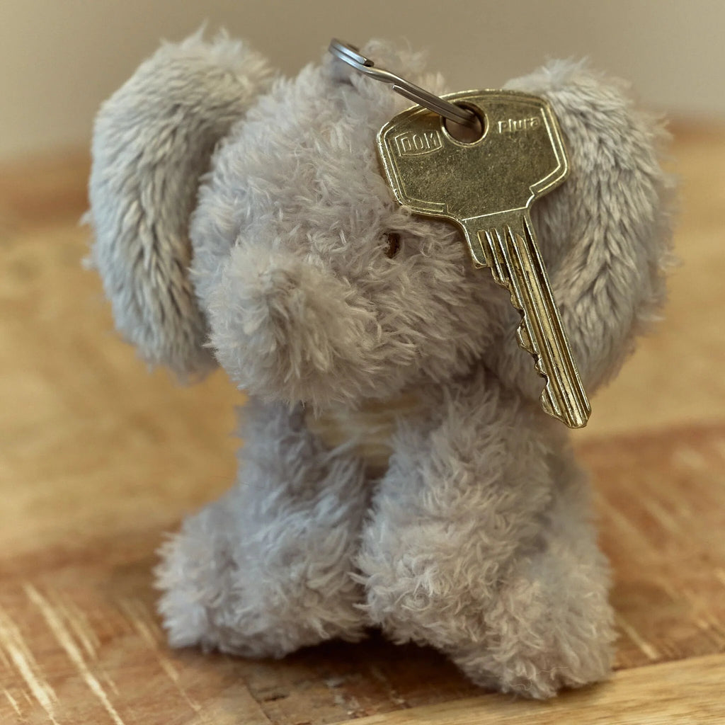 Sleutelhanger Olifant - Grijs