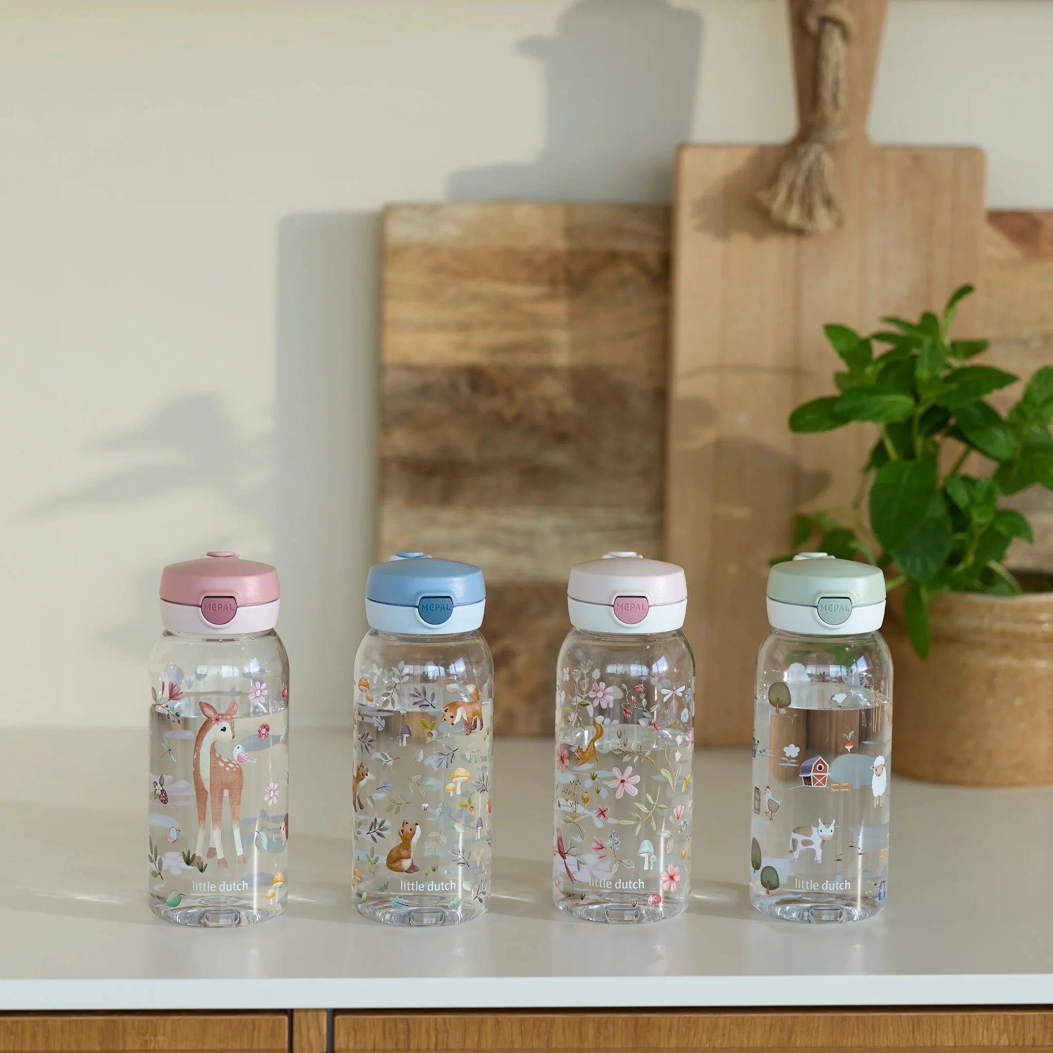 Mepal Drinkfles pop-up 600 ml - Roze