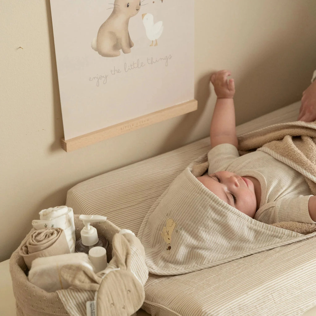 Badcape - Beige - 75 x 75 - Newborn Naturals - Baby Bunny