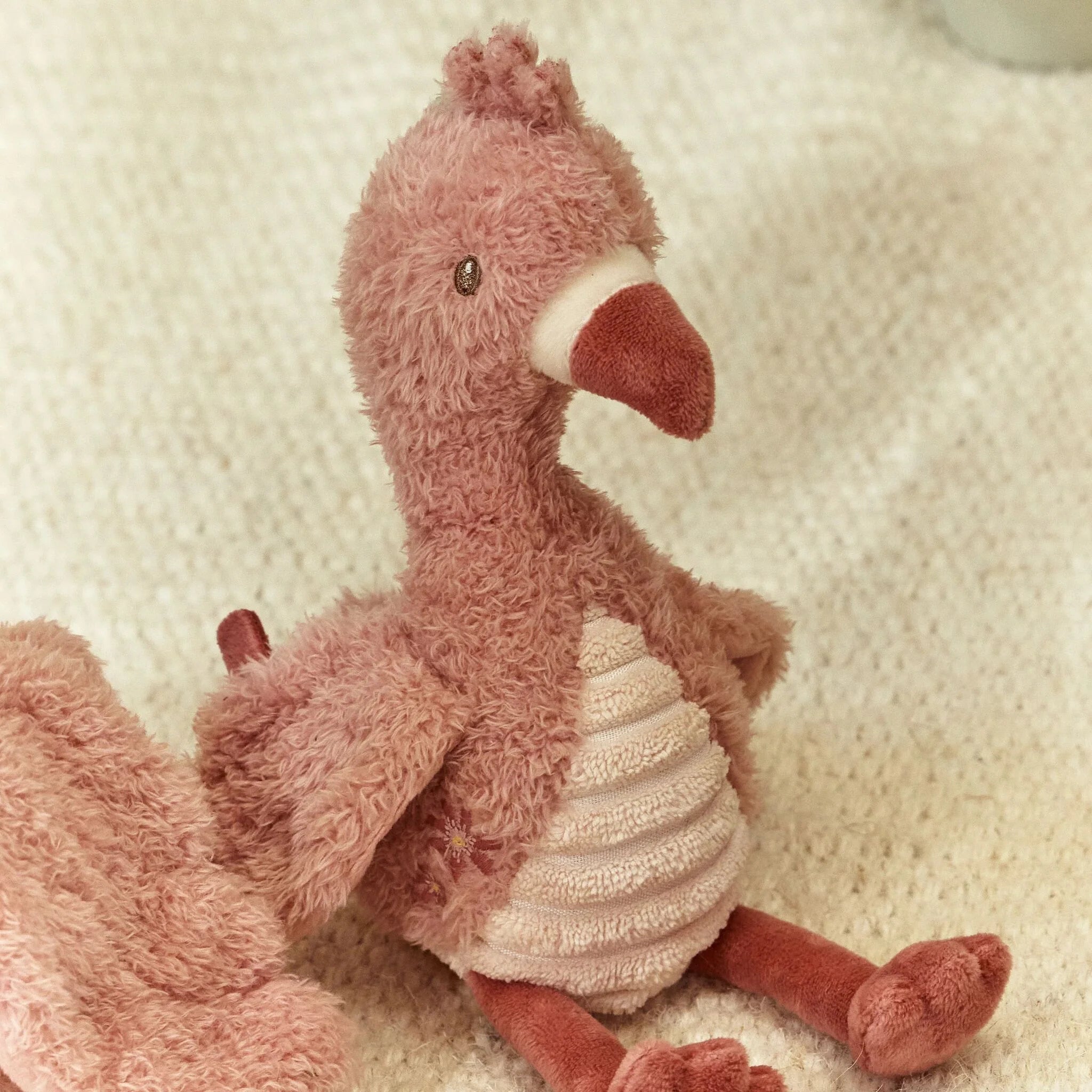 Knuffel Flamingo - Roze - 17 cm