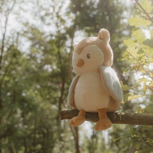 Knuffel Uil - Blauw - Forest Friends