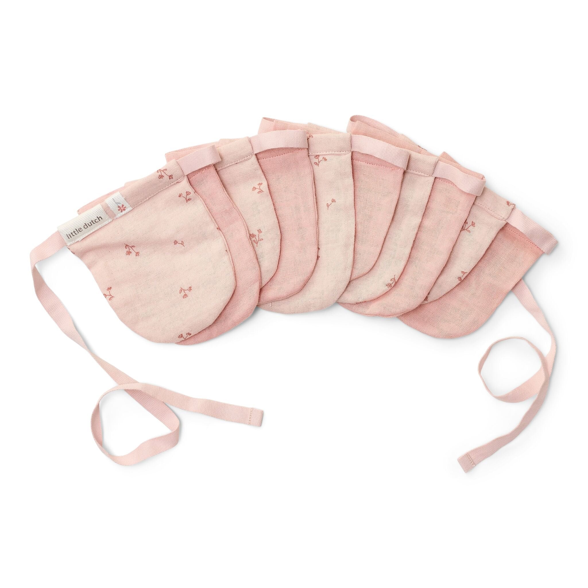 Slinger met vlaggetjes - Roze - Essentials