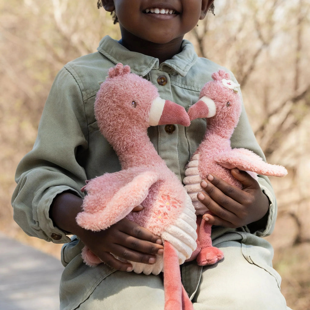Knuffel Flamingo - Roze - 17 cm