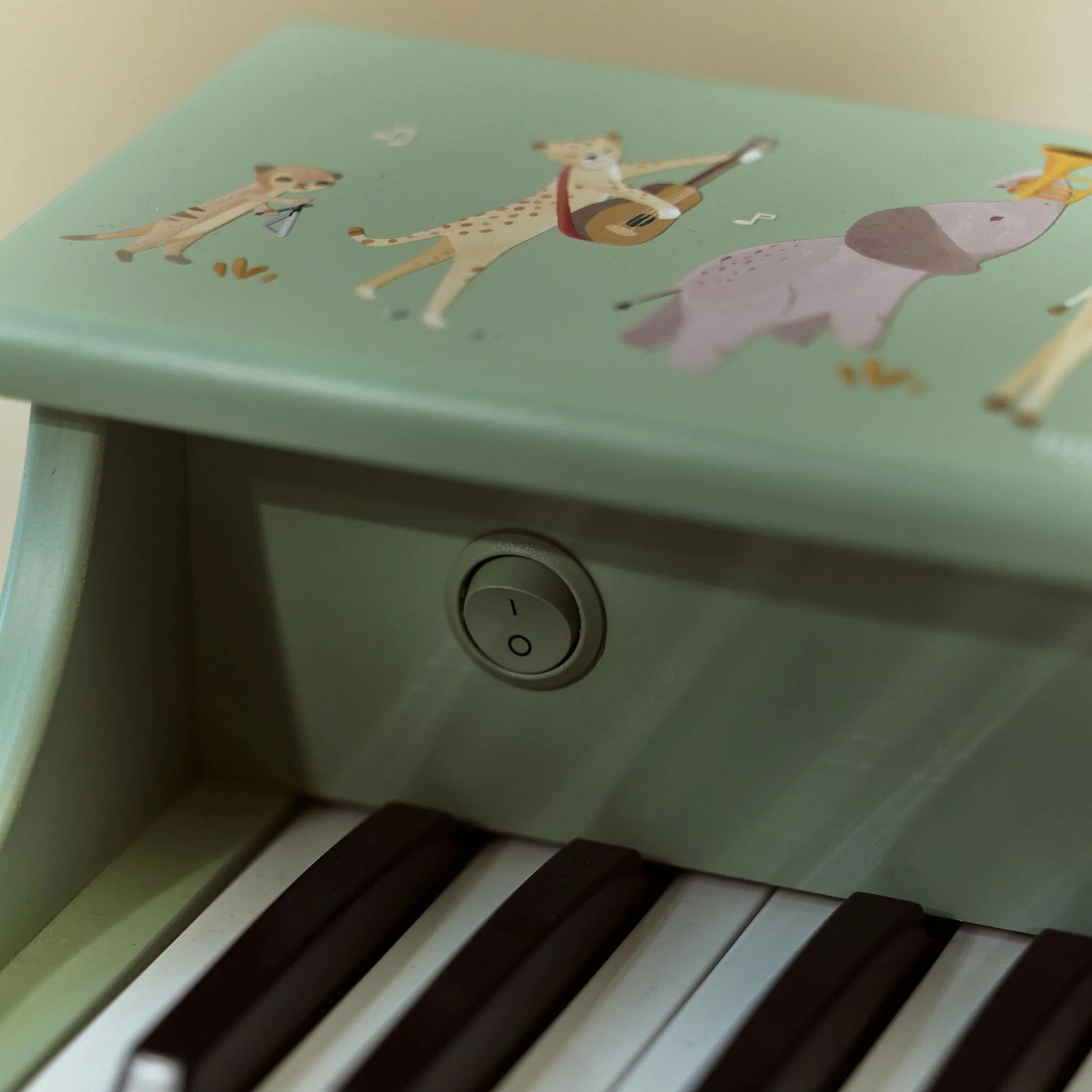 Houten piano - Groen -  Safari Friends