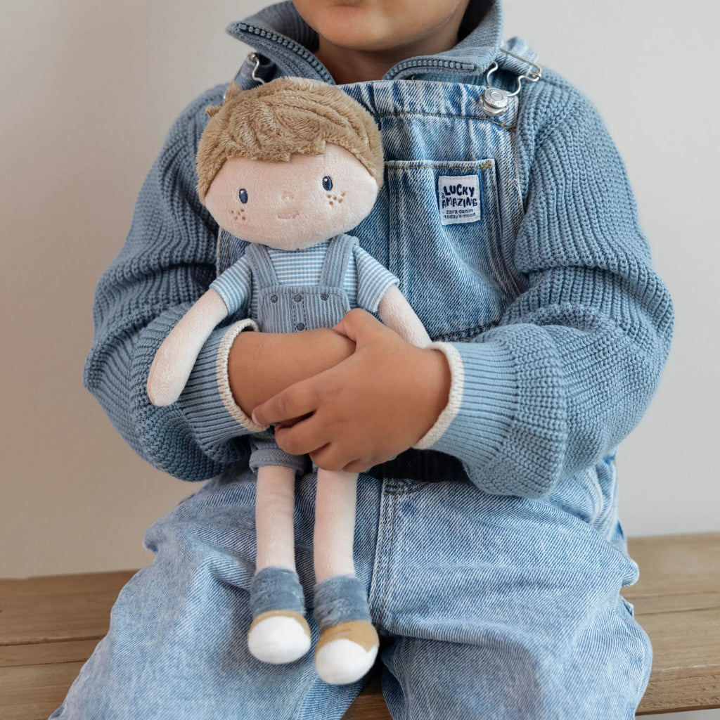 Knuffelpop Jim  - 35 cm