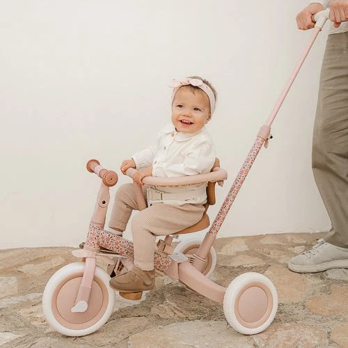 4 in 1 Driewieler Pink