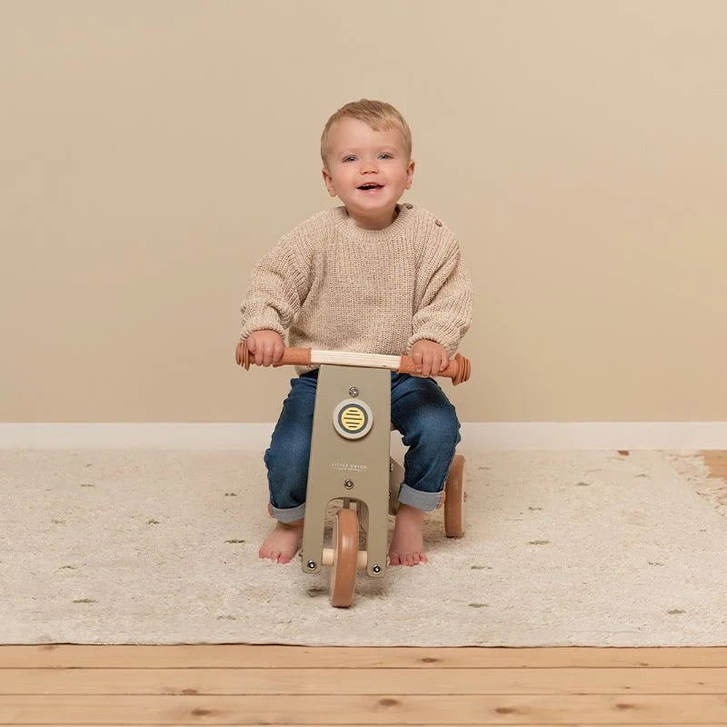 Houten Driewieler Olive