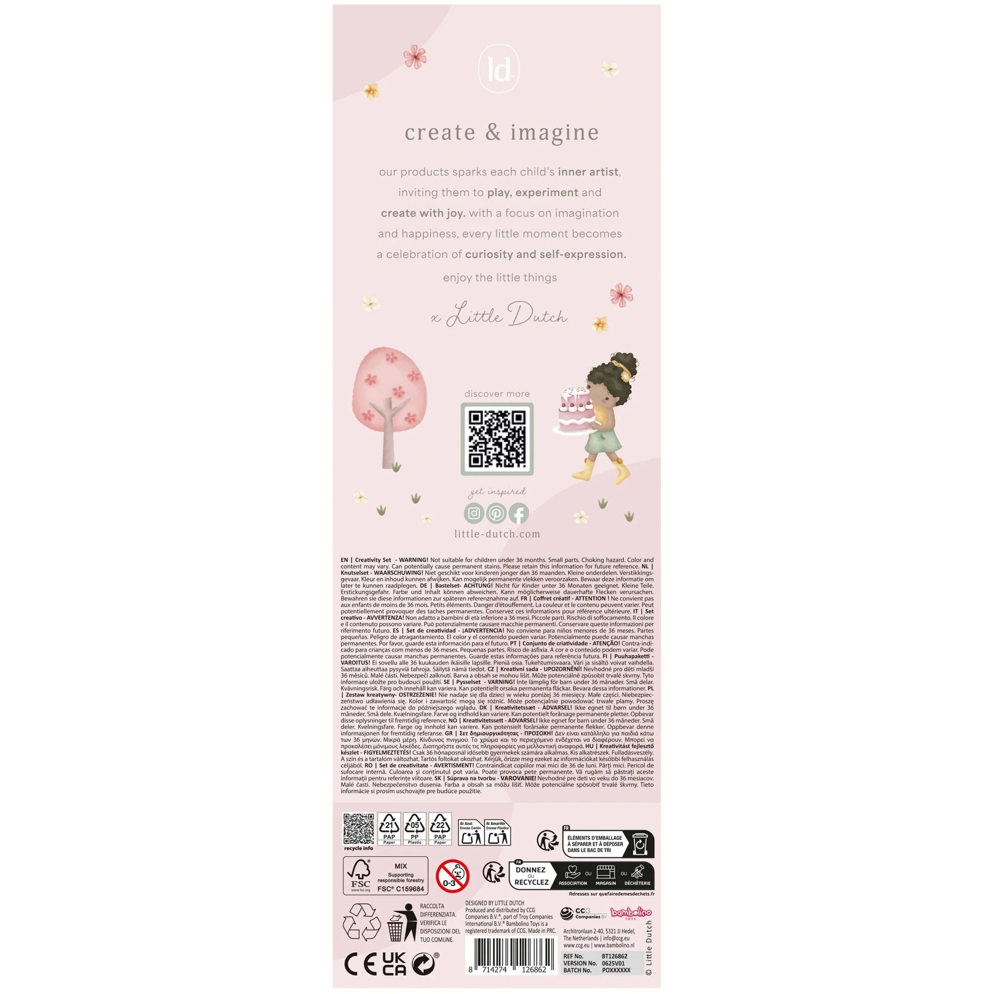 Knutseldoos - Essentials - Rosa